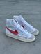 Кроссовки Nike Blazer White «Coral Logo» 977 фото 8