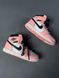 Nike Air Jordan 1 Retro High Pink «Black Logo» 1 5758 фото 3