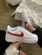 Кроссовки Nike Air Force 1 White Red 6 6623 фото 5