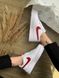Кроссовки Nike Air Force 1 White Red 6 6623 фото 7