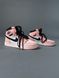 Nike Air Jordan 1 Retro High Pink «Black Logo» 1 5758 фото 4