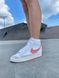 Кроссовки Nike Blazer White «Coral Logo» 977 фото 3