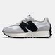 New Balance 327 White Black Grey