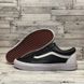 Кеды Vans Old Skool Black White Leather 5178 фото 4