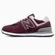New Balance 574 Burgundy Grey White, 37