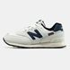 New Balance 574 Cordura White Navy