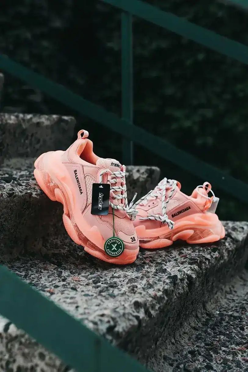 Balenciaga Triple S Clear Sole Pink