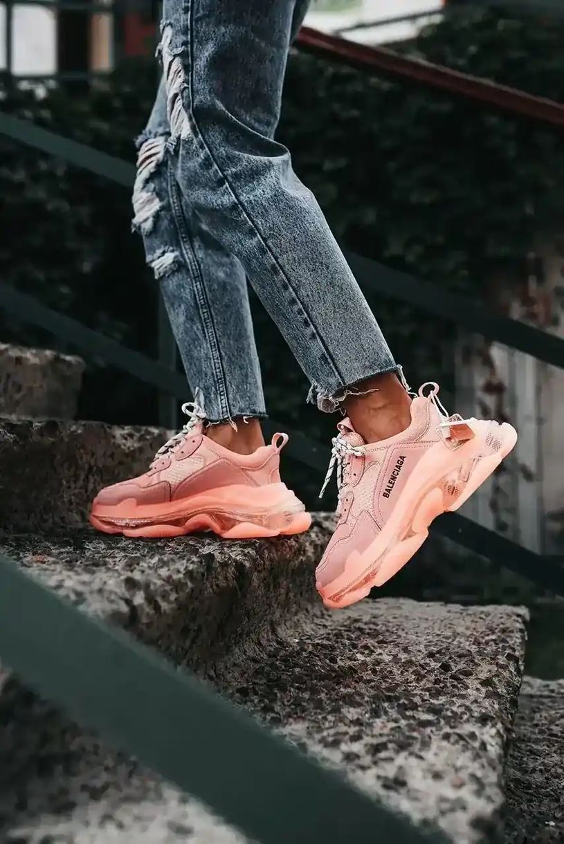 Balenciaga Triple S Clear Sole Pink
