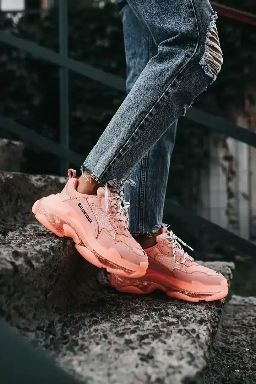 Balenciaga Triple S Clear Sole Pink