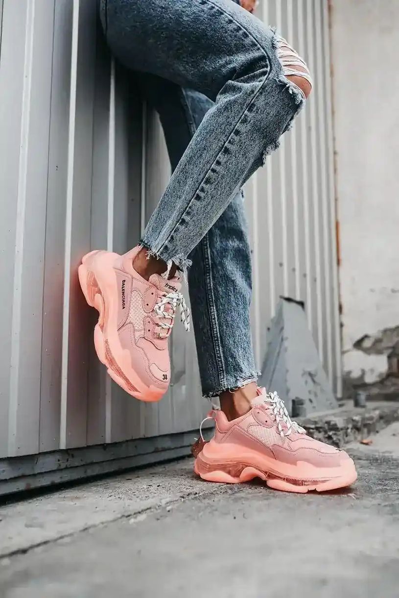 Balenciaga Triple S Clear Sole Pink