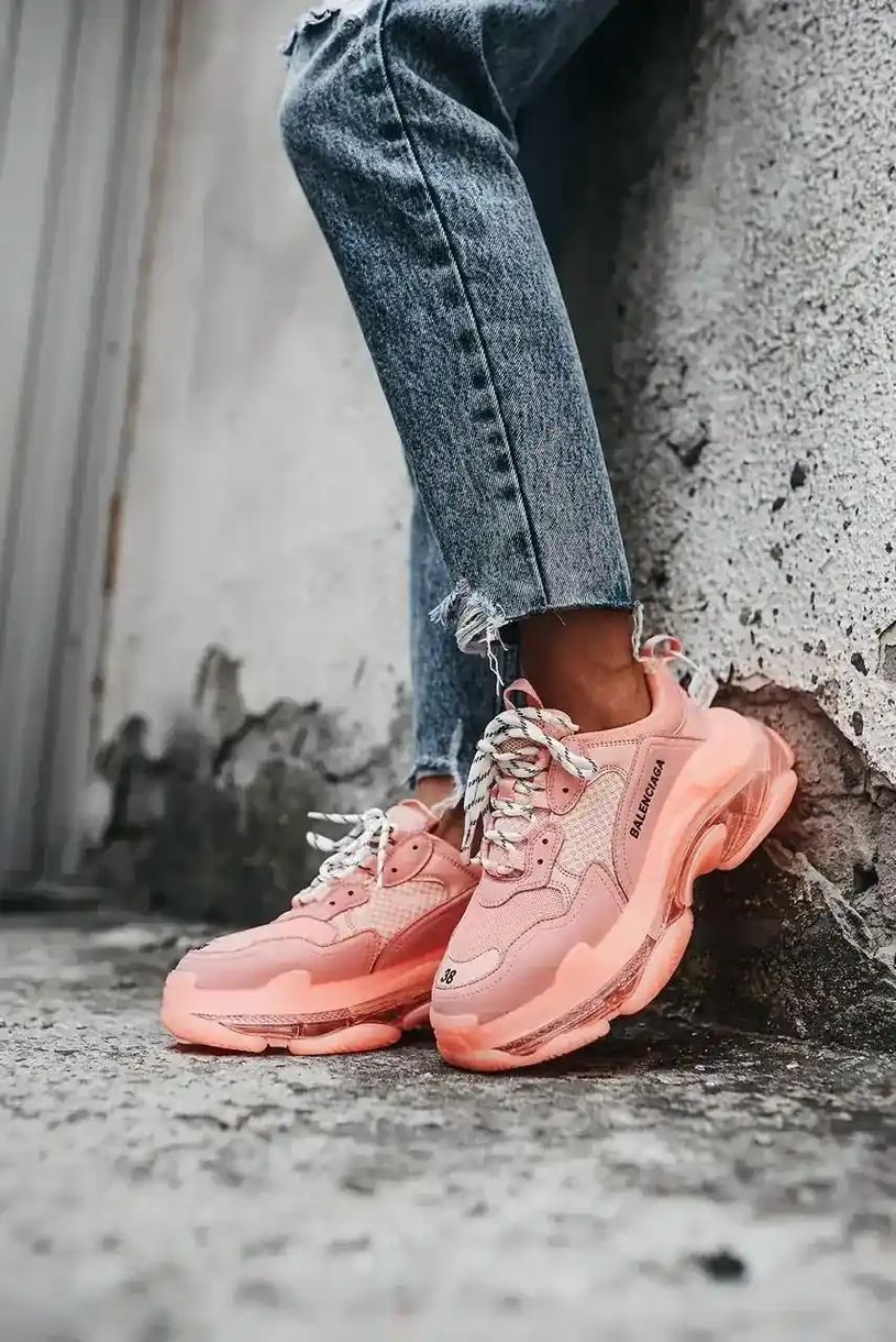 Balenciaga Triple S Clear Sole Pink