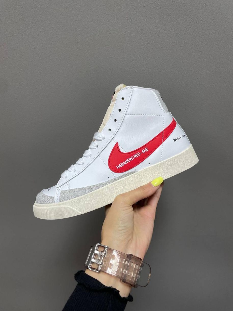 Кросівки Nike Blazer White «Red Logo» 975 фото