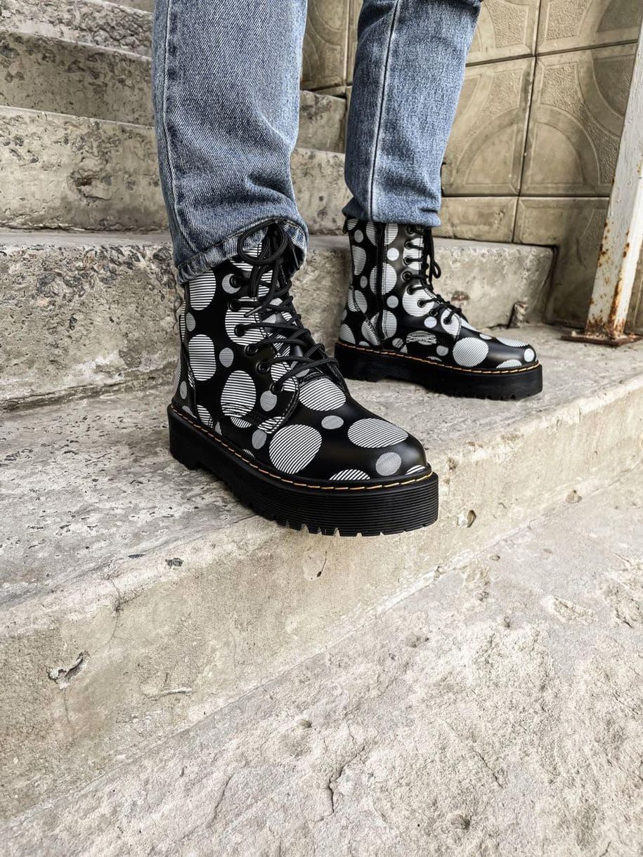 Ботинки Dr. Martens Jadon Polka Black 5769 фото