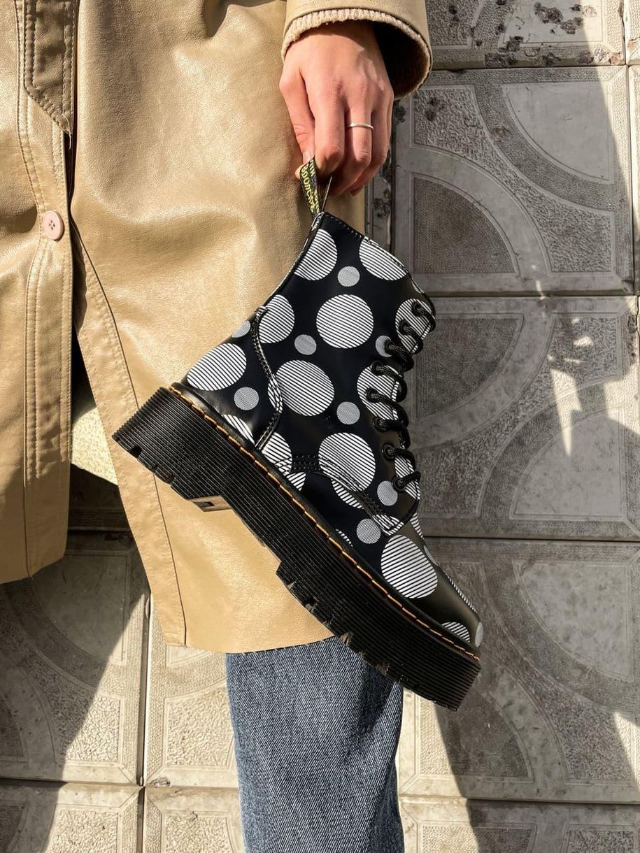 Ботинки Dr. Martens Jadon Polka Black 5769 фото