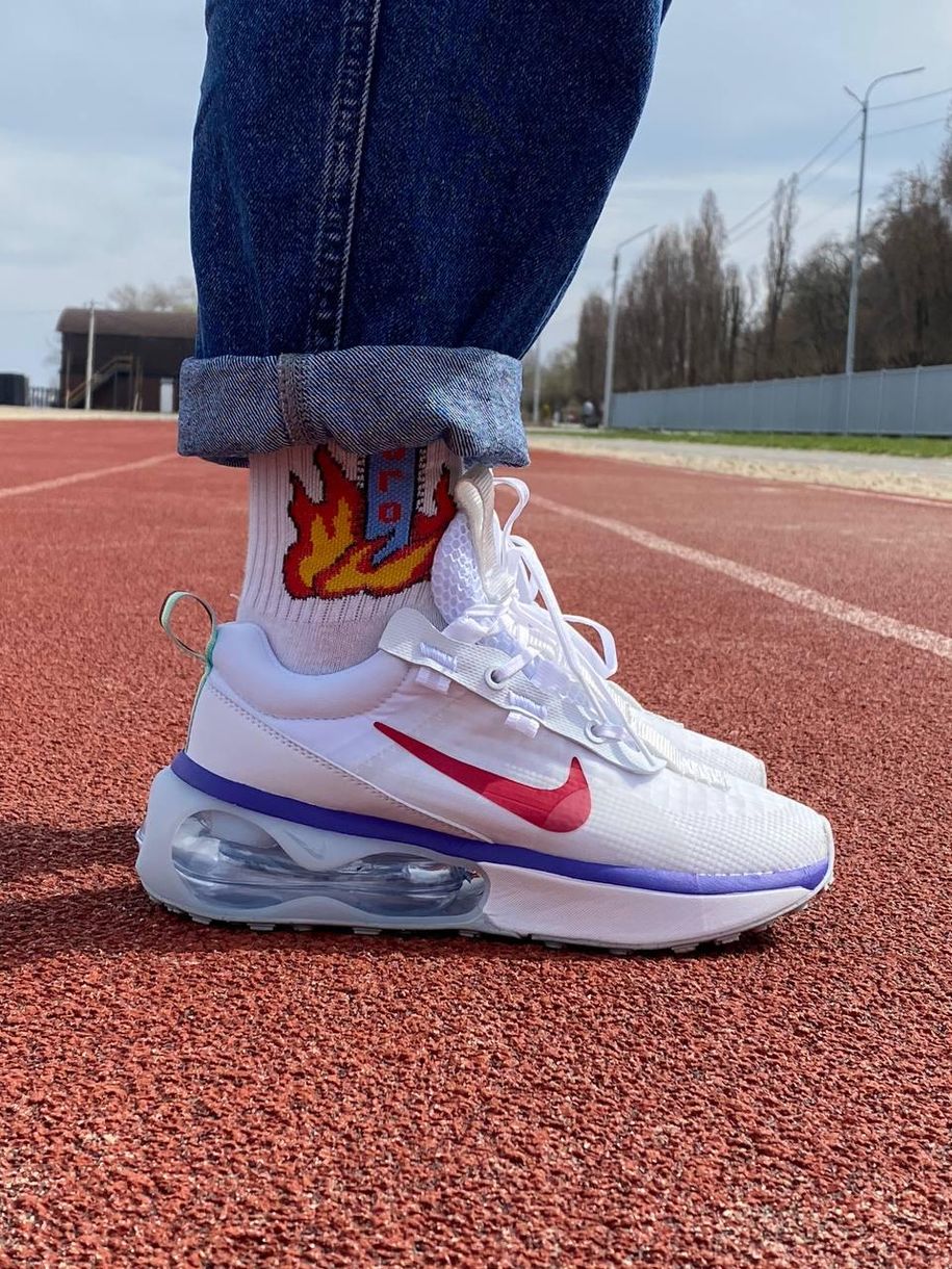 Кросівки Nike Air Max 2021 White Red 1362 фото