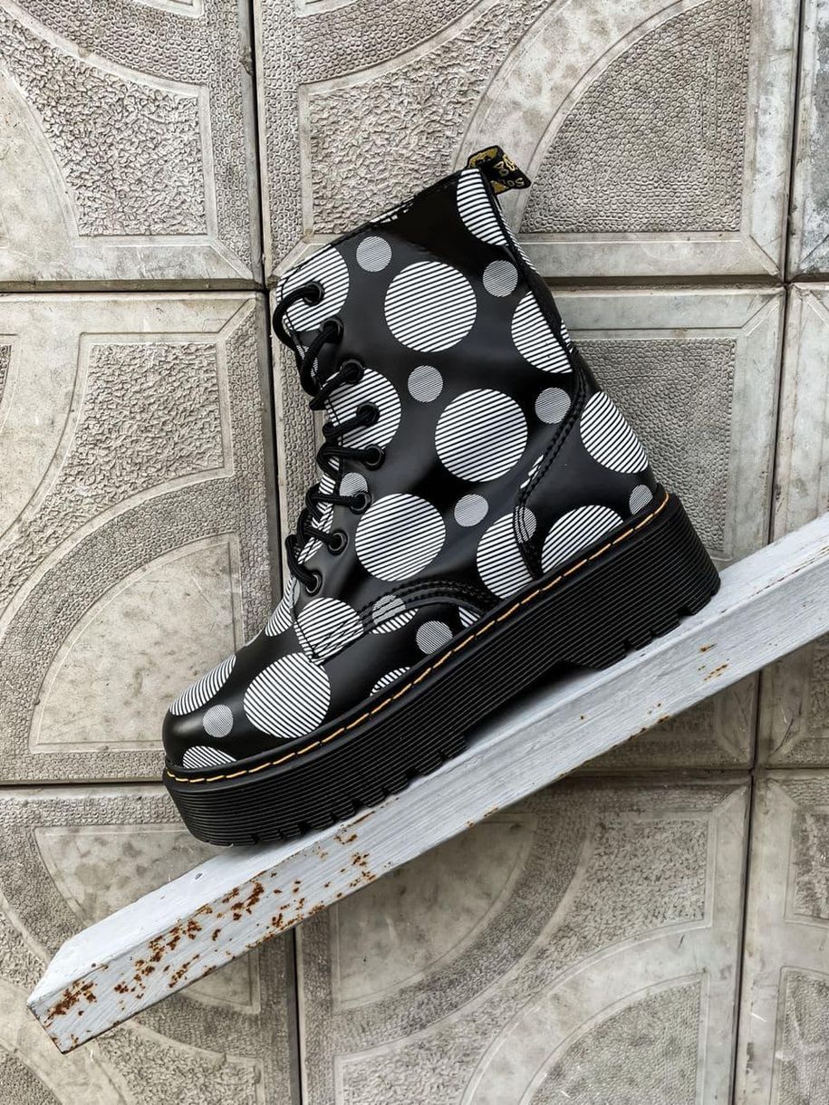 Ботинки Dr. Martens Jadon Polka Black 5769 фото