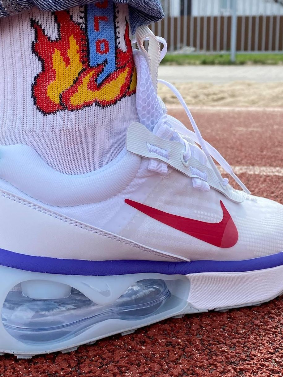 Кросівки Nike Air Max 2021 White Red 1362 фото