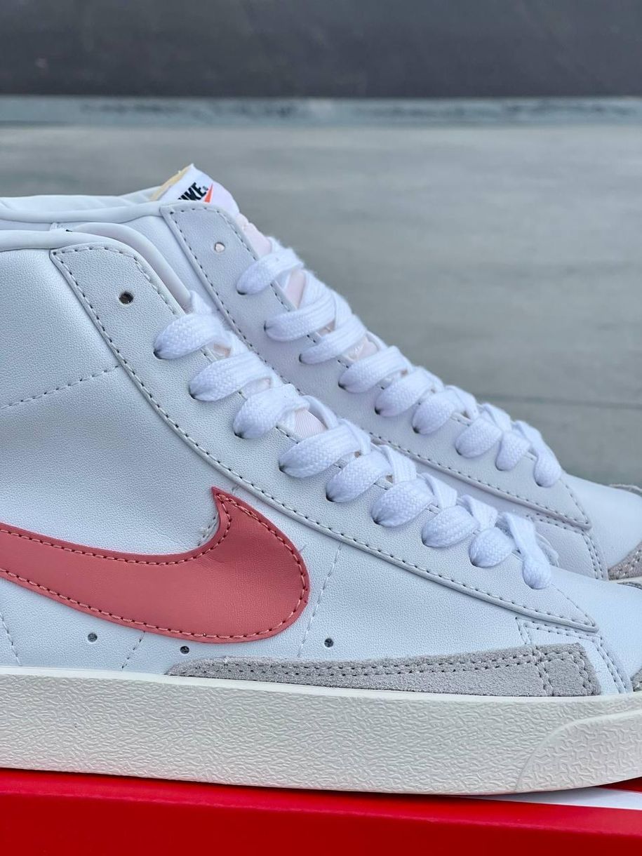 Кросівки Nike Blazer White «Coral Logo» 977 фото