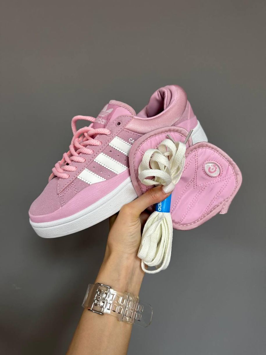 Кроссовки Adidas Campus x Bad Bunny Pink 9175 фото