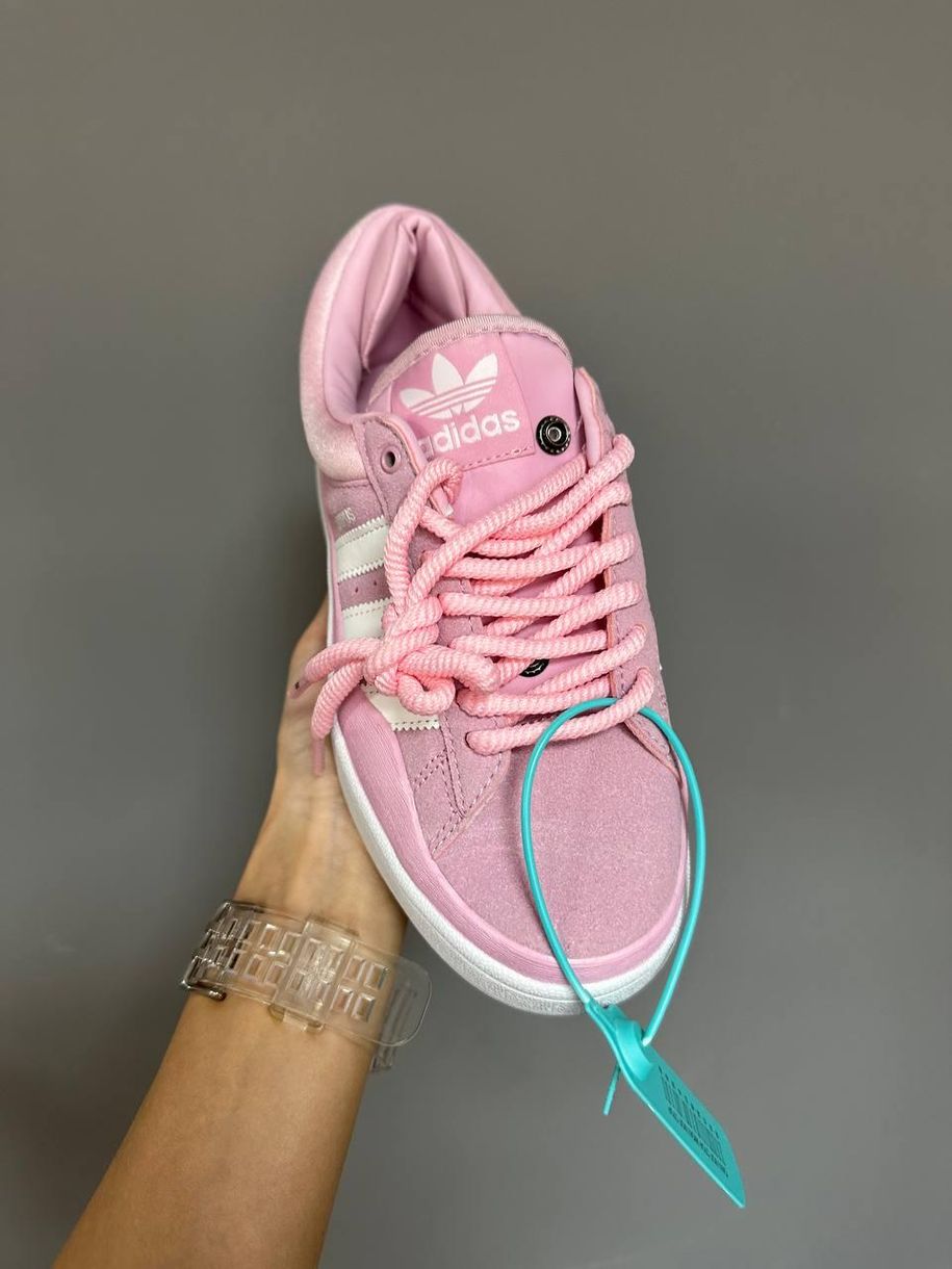 Кроссовки Adidas Campus x Bad Bunny Pink 9175 фото