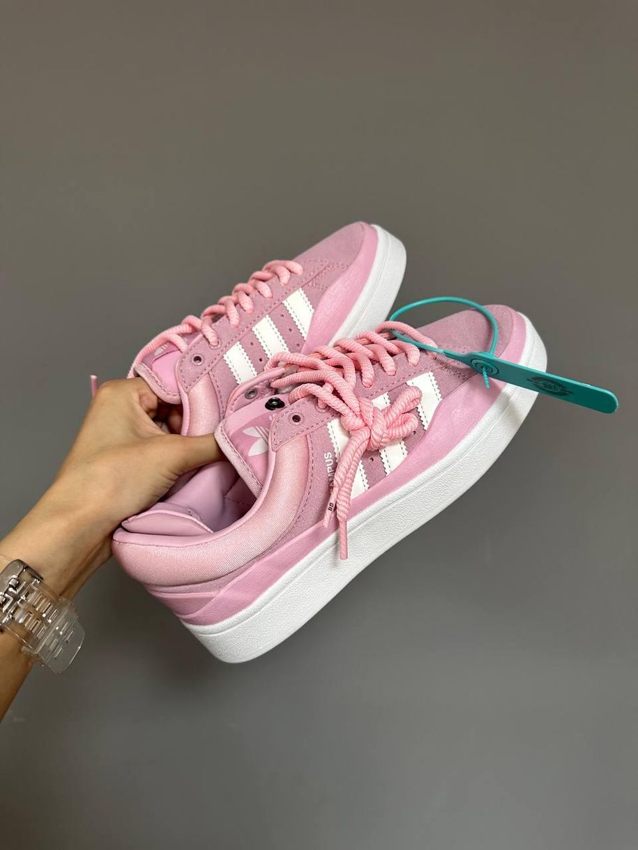 Кроссовки Adidas Campus x Bad Bunny Pink 9175 фото