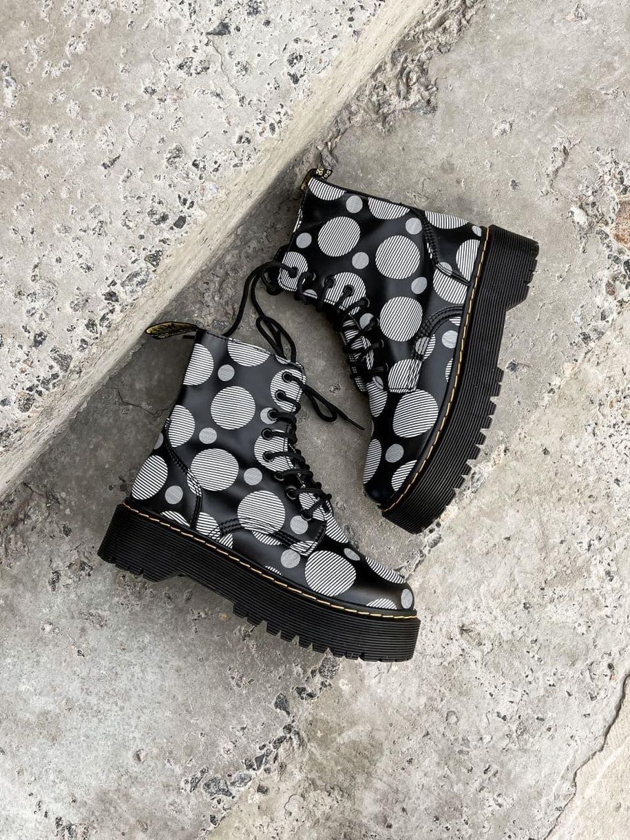 Ботинки Dr. Martens Jadon Polka Black 5769 фото