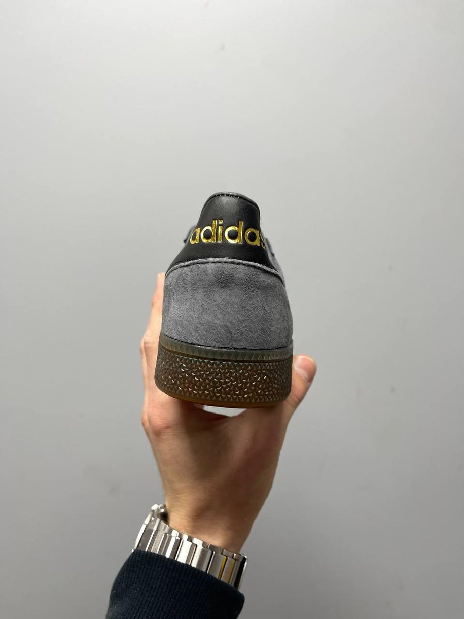 Кроссовки Adidas Spezial Grey Black Brown 4135 фото