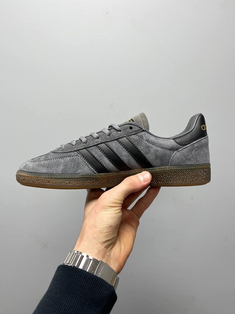 Кеди Adidas Spezial Grey Black Brown 4135 фото