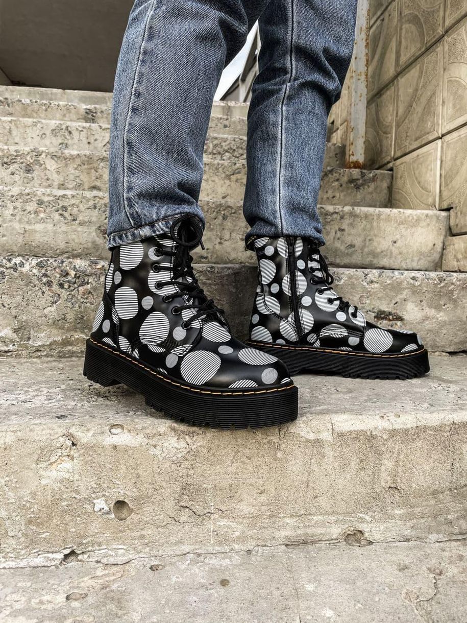 Ботинки Dr. Martens Jadon Polka Black 5769 фото