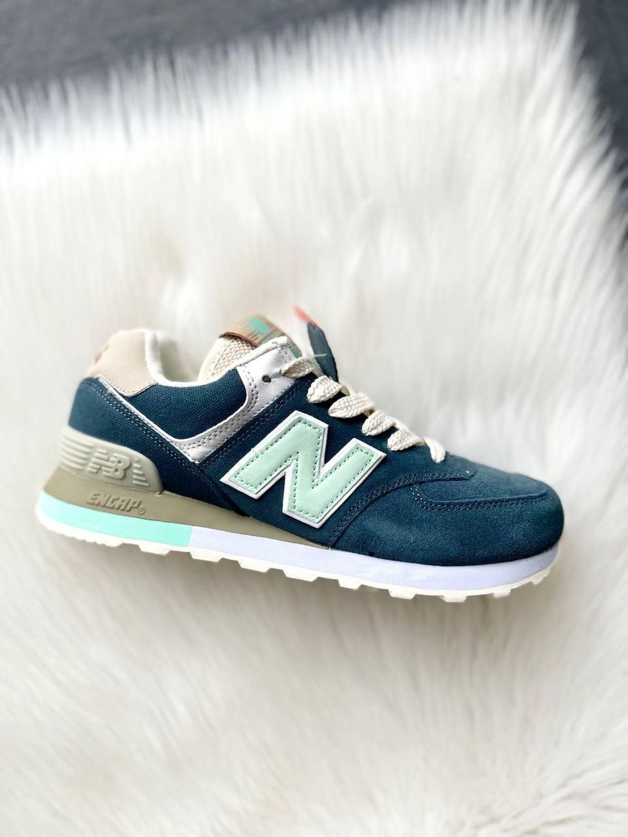 Кроссовки New Balance 574 Blue Turquoise 7128 фото