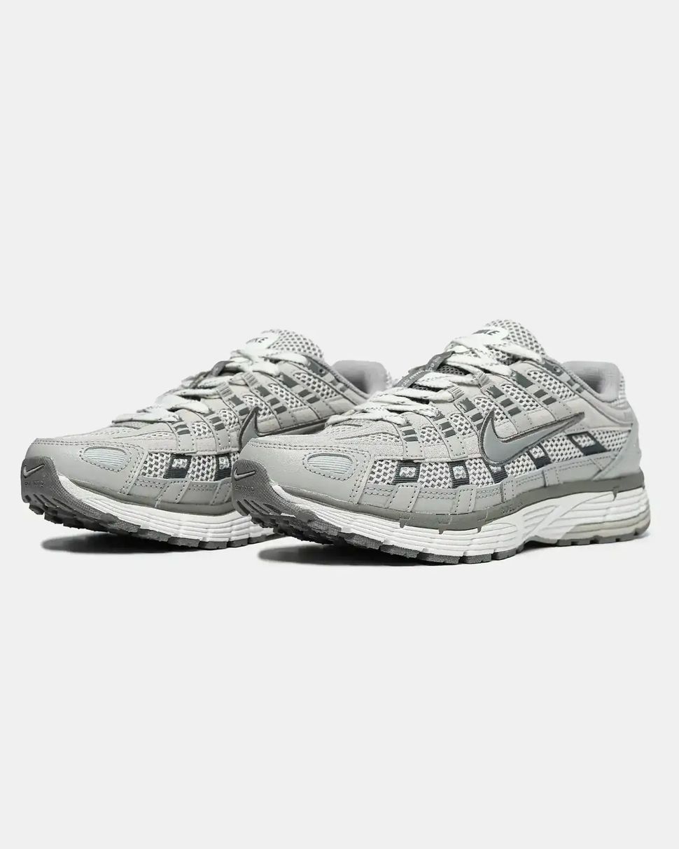 Nike P-6000 Light Grey Silver Mesh, 36