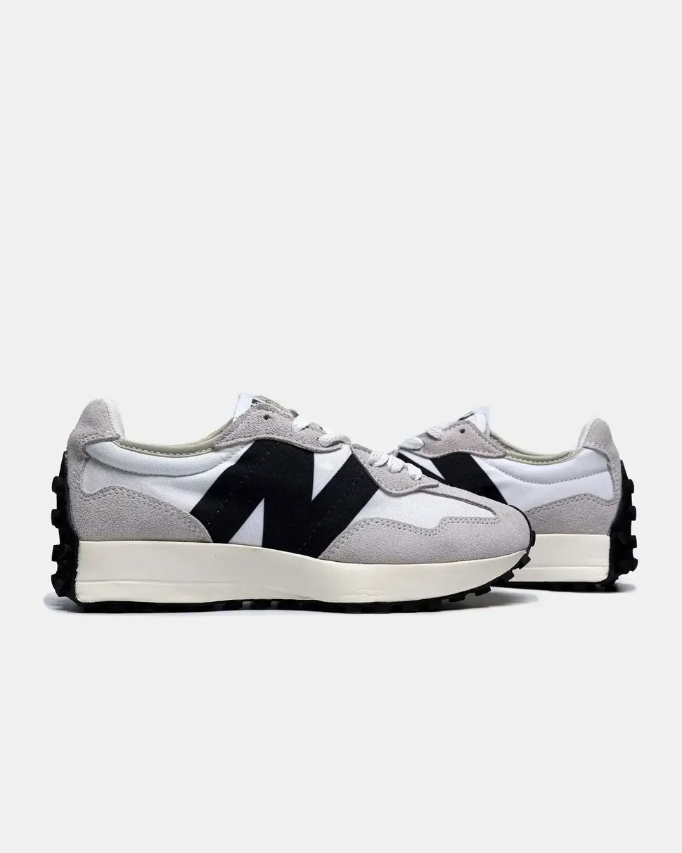 New Balance 327 White Black Grey