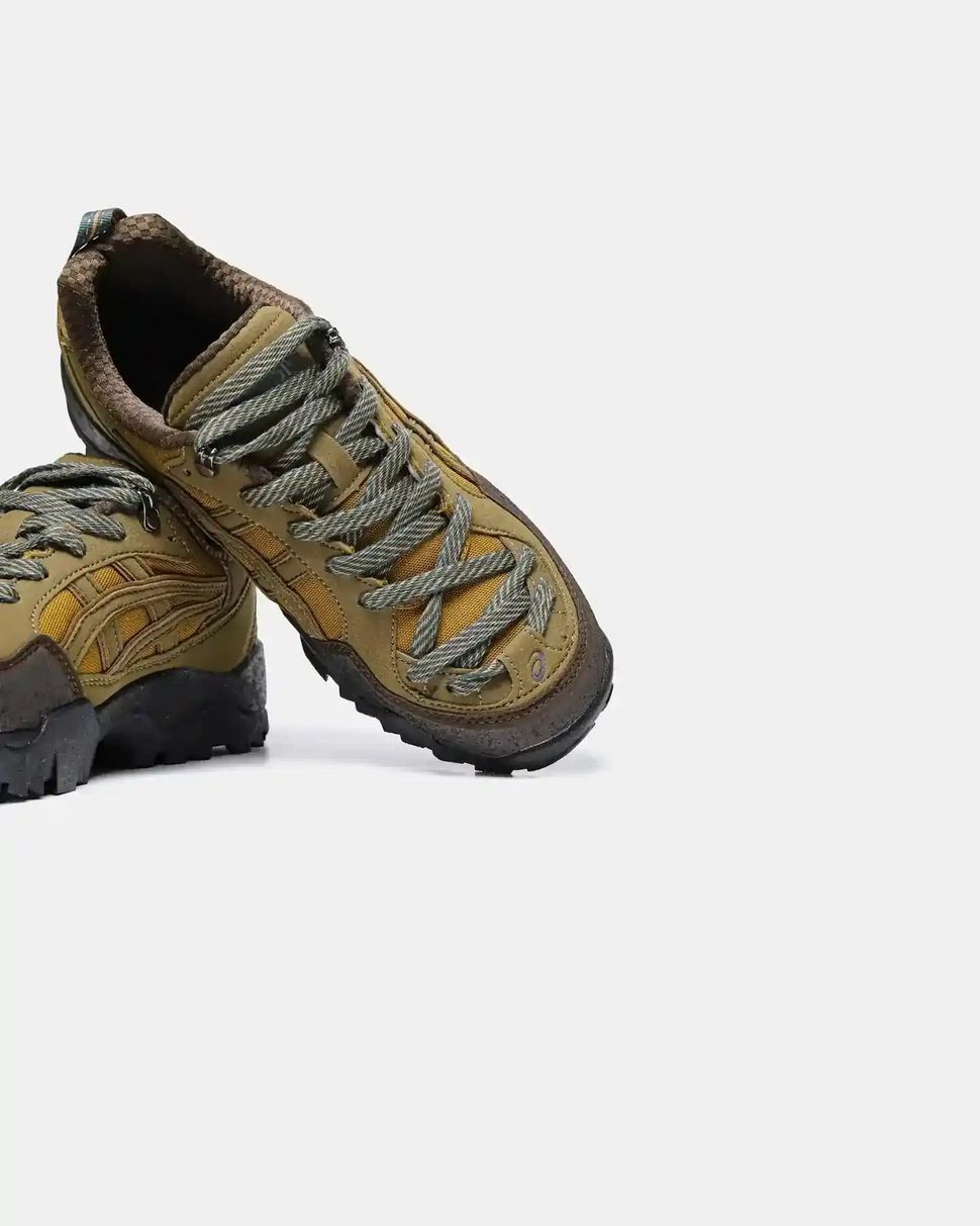 U.SAGE x Asics Gel-Pickup Olive Brown Yellow
