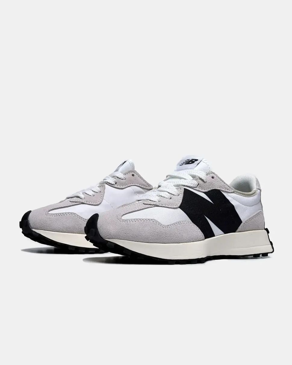 New Balance 327 White Black Grey