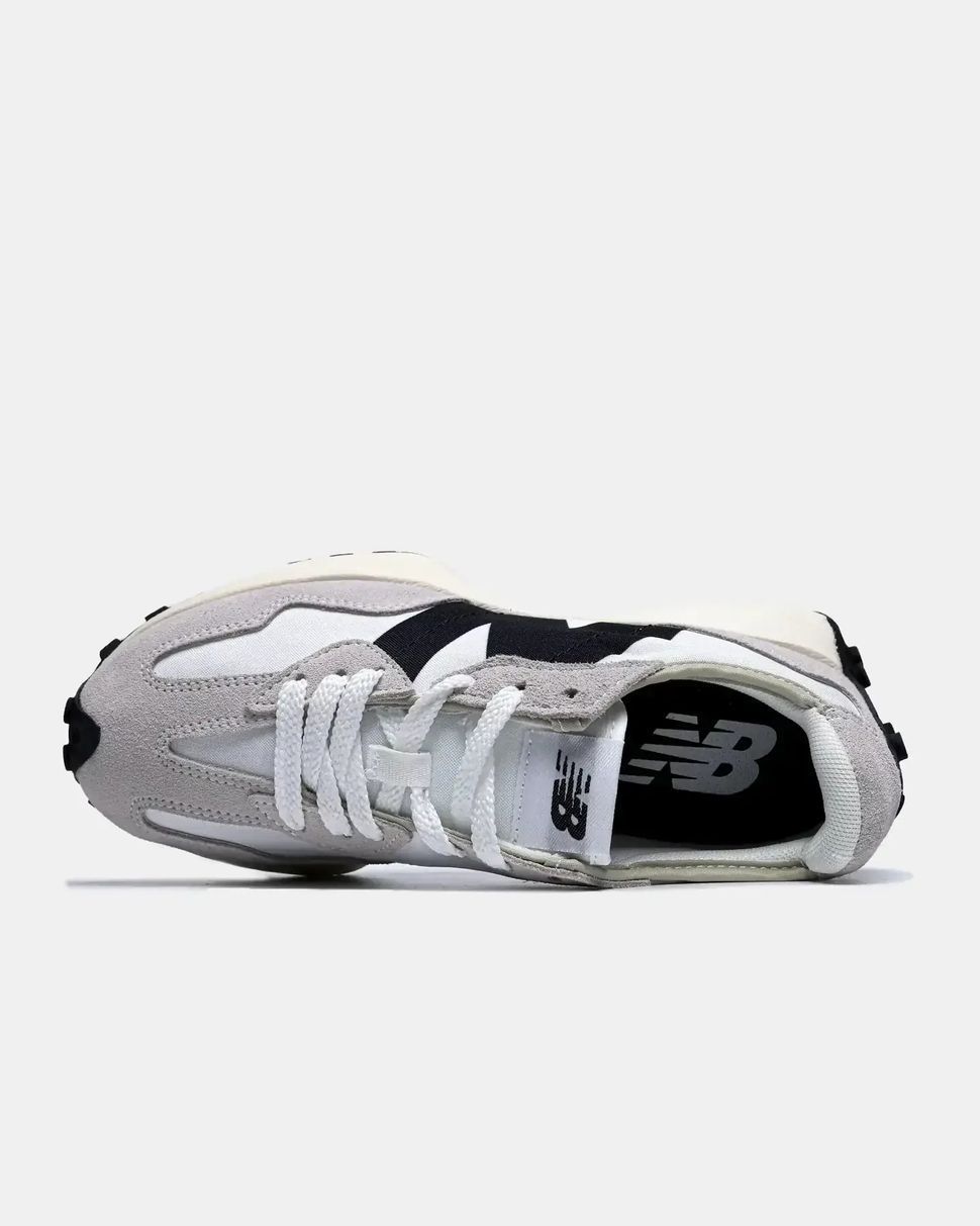 New Balance 327 White Black Grey