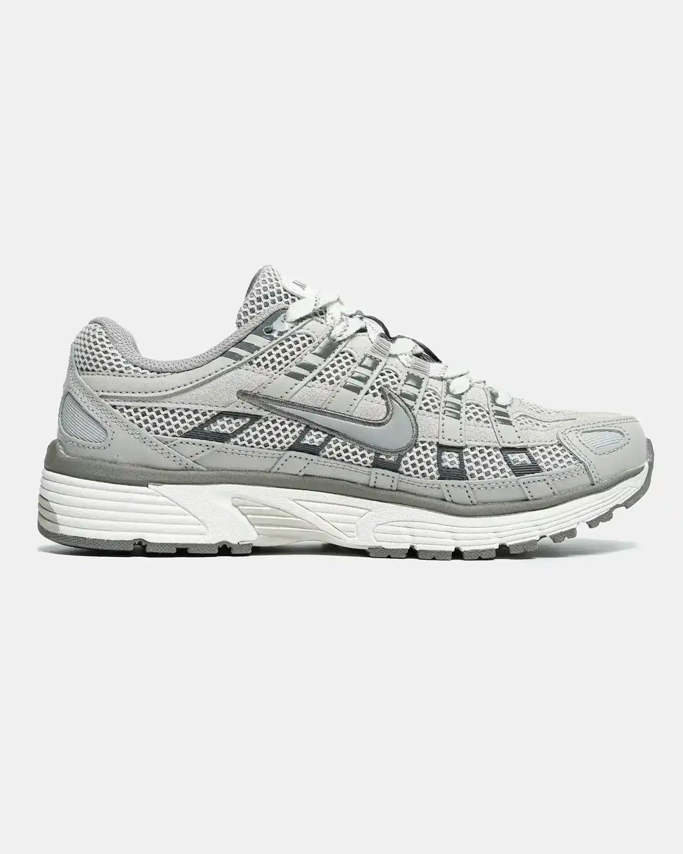 Nike P-6000 Light Grey Silver Mesh, 36