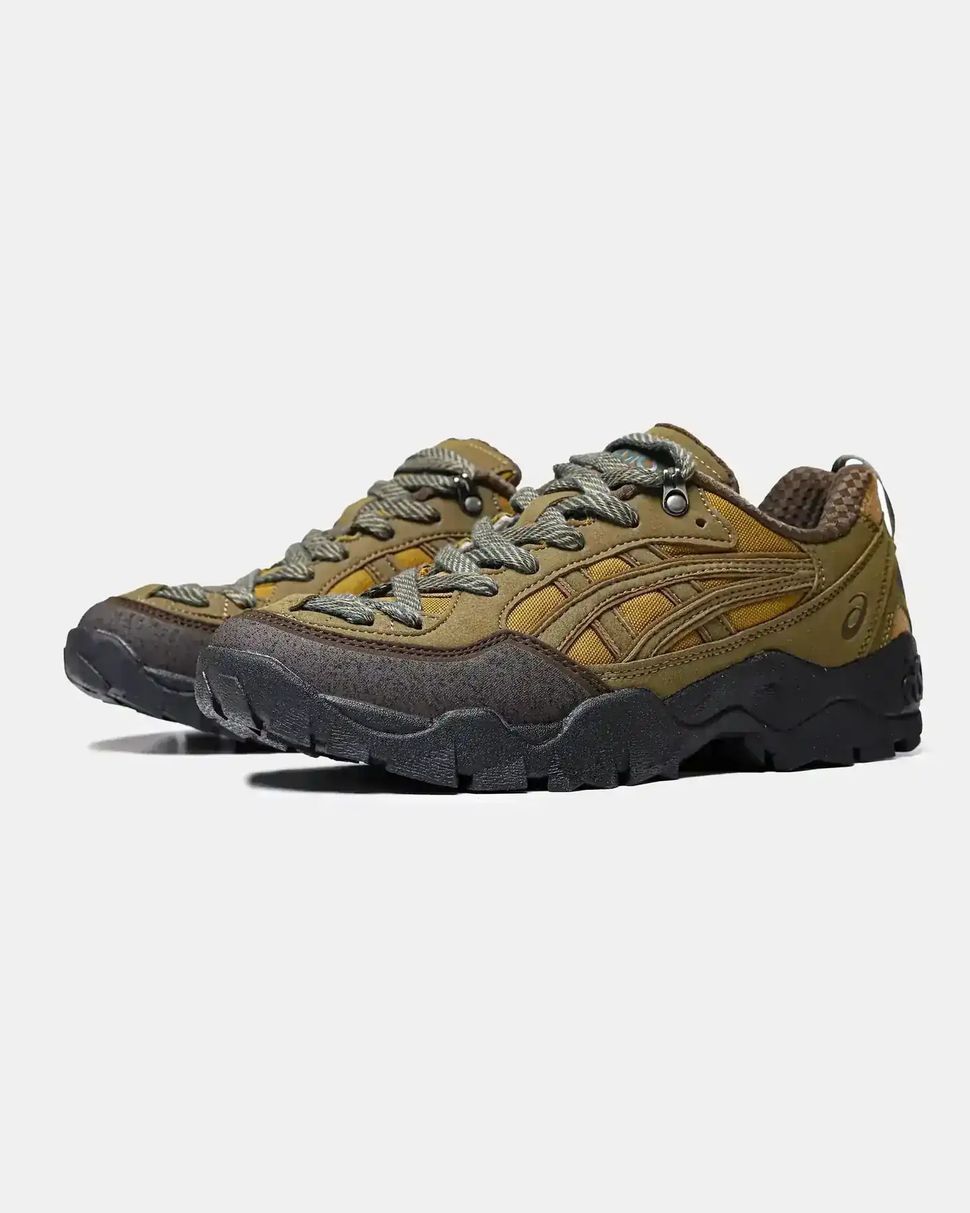 U.SAGE x Asics Gel-Pickup Olive Brown Yellow