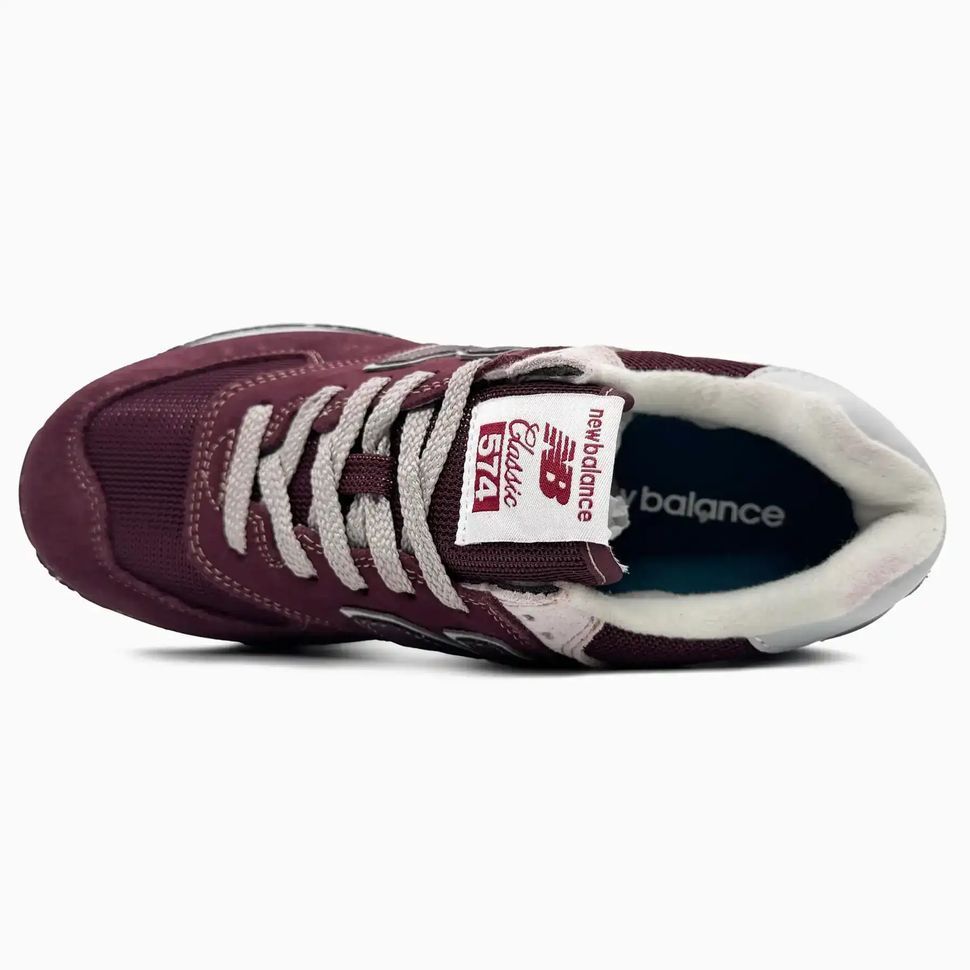 New Balance 574 Burgundy Grey White, 37