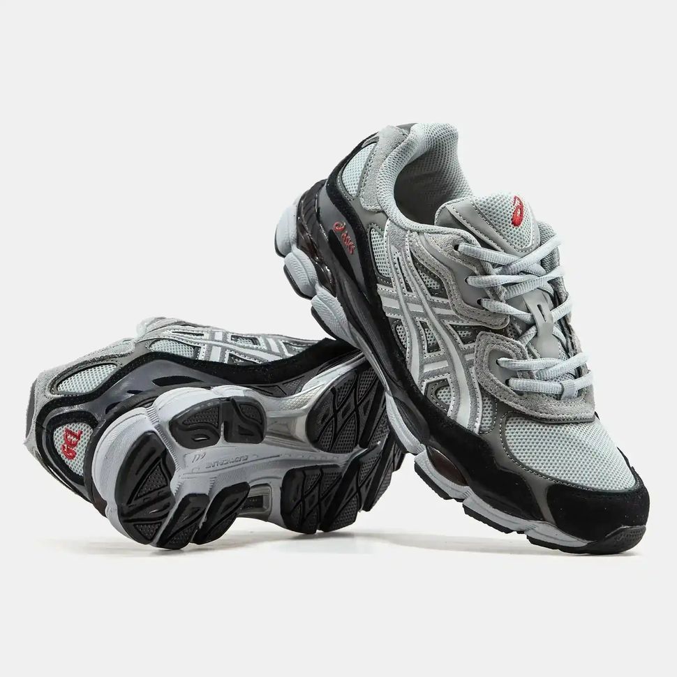 Asics Gel-NYC Gravel Black Red, 43