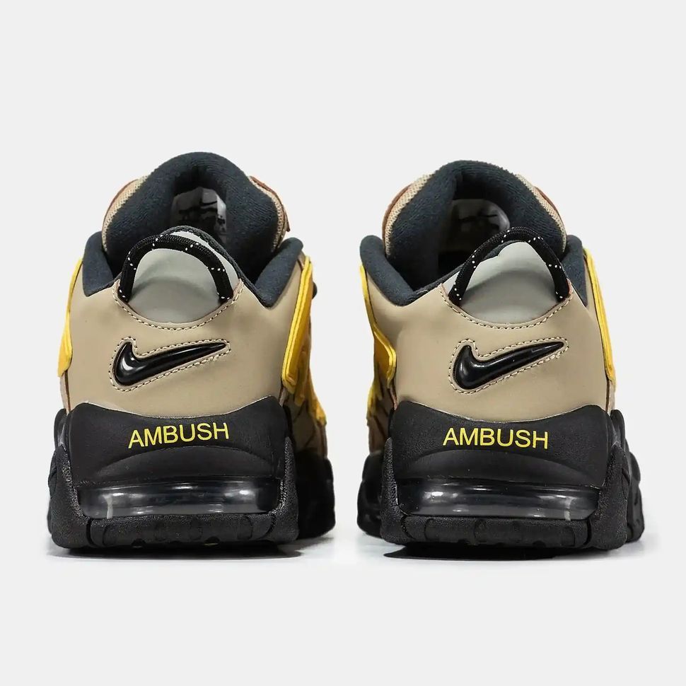 Nike Air More Uptempo x AMBUSH Beige Yellow Black
