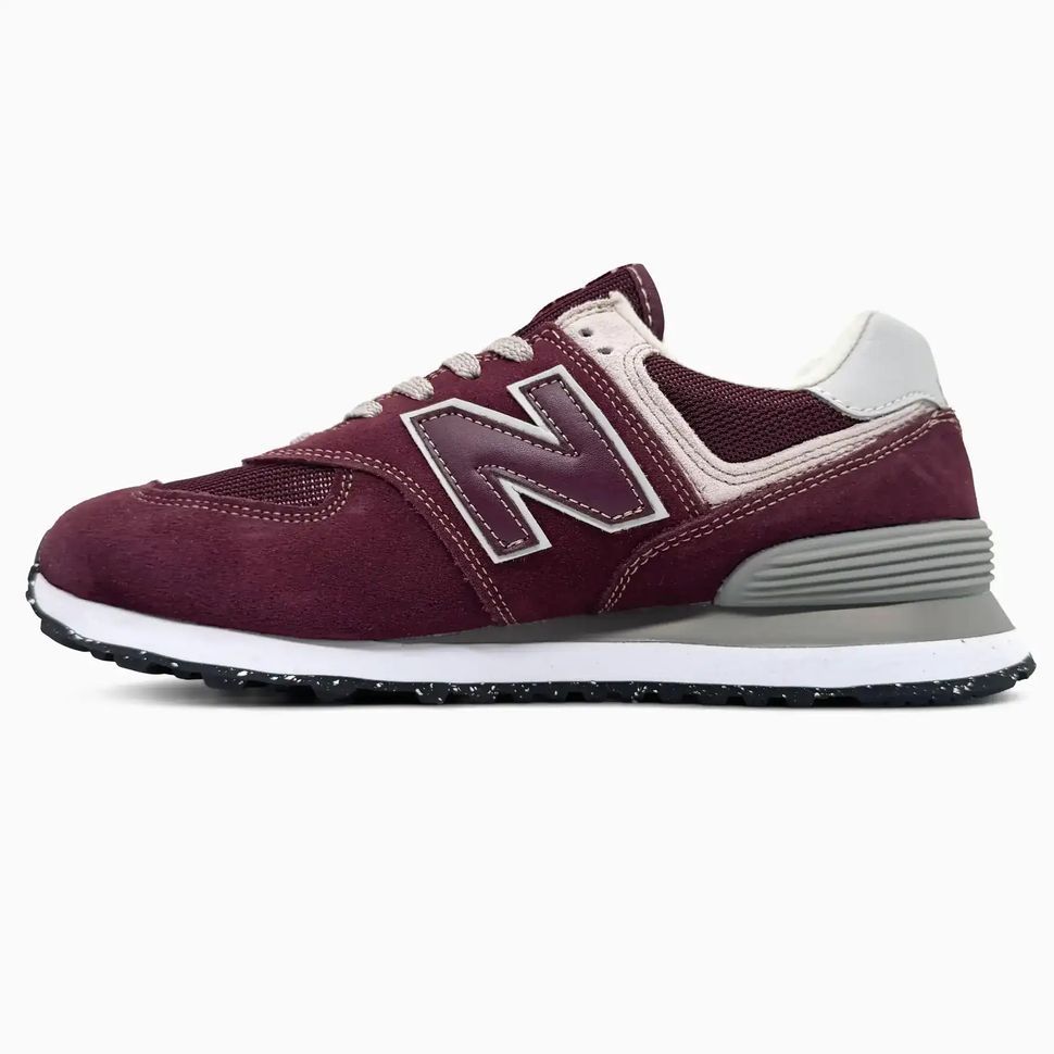New Balance 574 Burgundy Grey White, 37