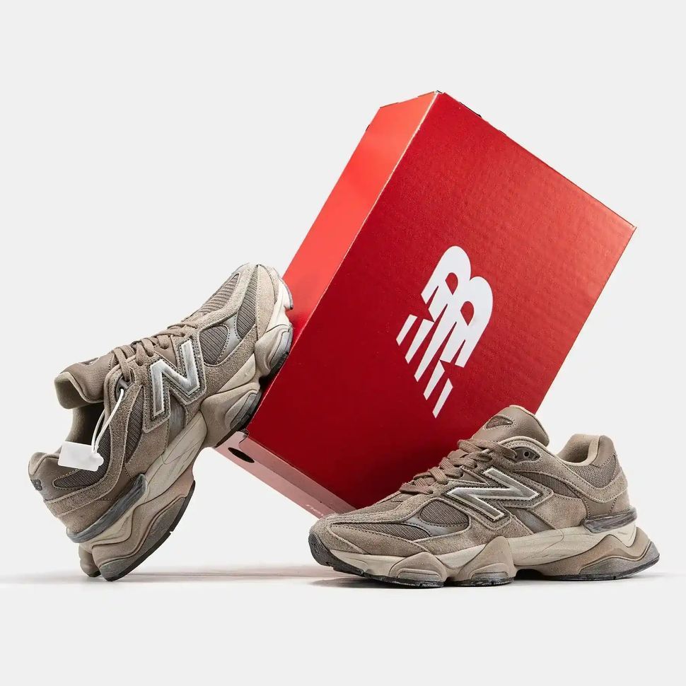 New Balance 9060 Brown Taupe Cream