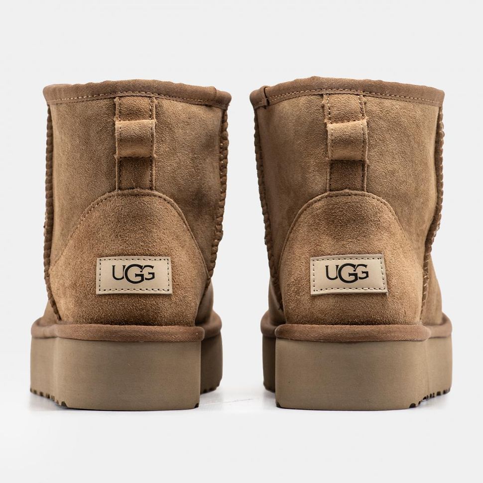 Зимние сапоги UGG Ultra Mini Platform Brown v2, 37