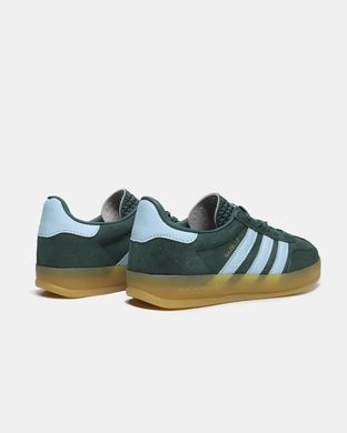 Adidas Gazelle Indoor Dark Green Light Blue