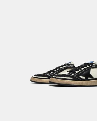 Кеды Golden Goose Ball Star Black White, 41