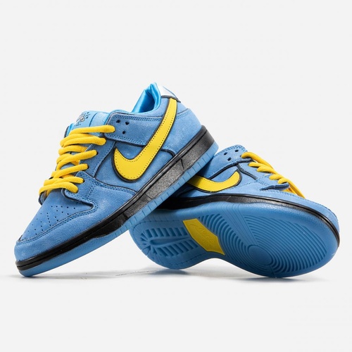 Кросівки Nike SB Dunk Low x Powerpuff Girls Blue Yellow 10253 фото