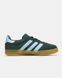 Adidas Gazelle Indoor Dark Green Light Blue