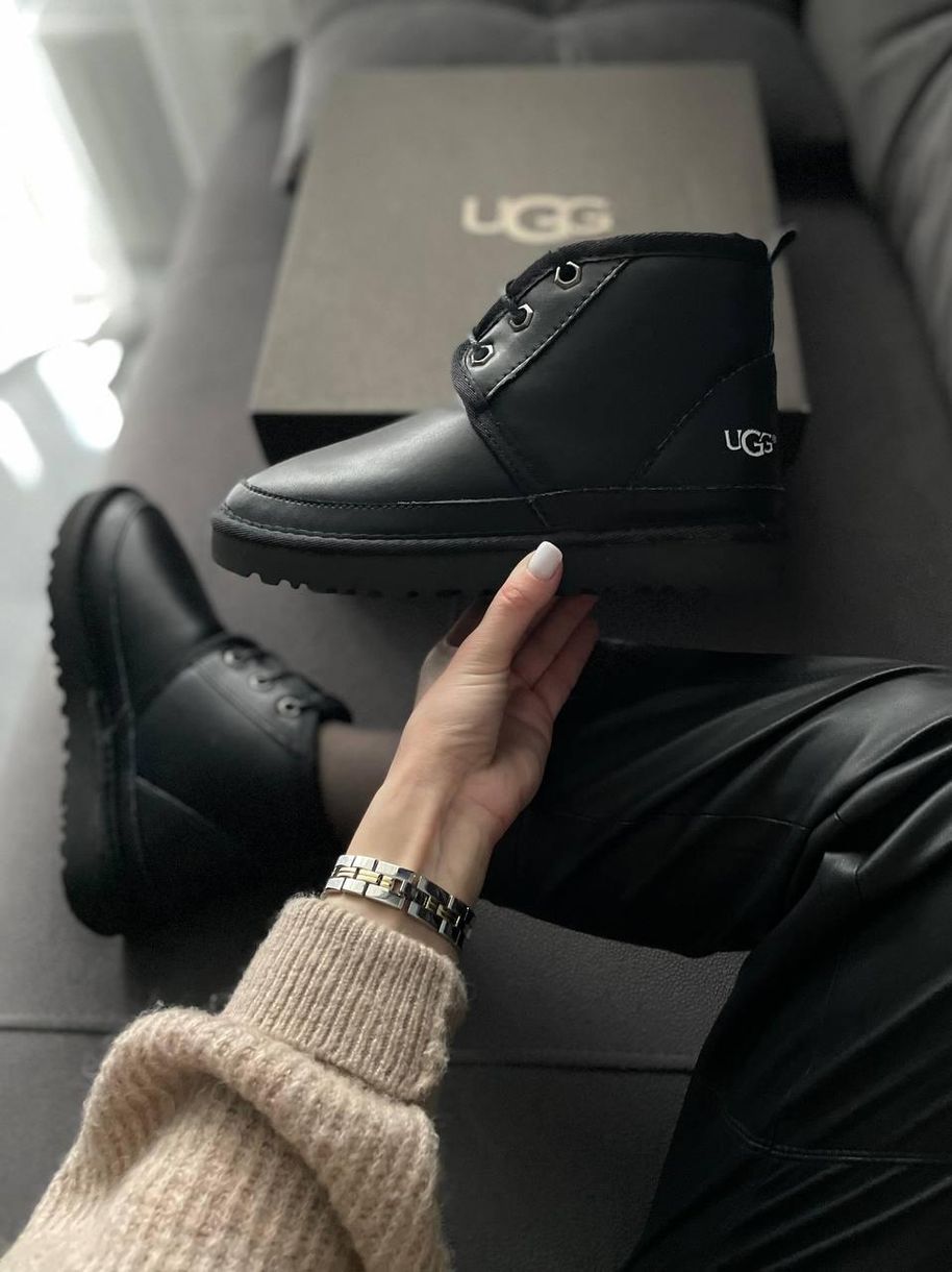 Зимние сапоги UGG Neumel Leather Black