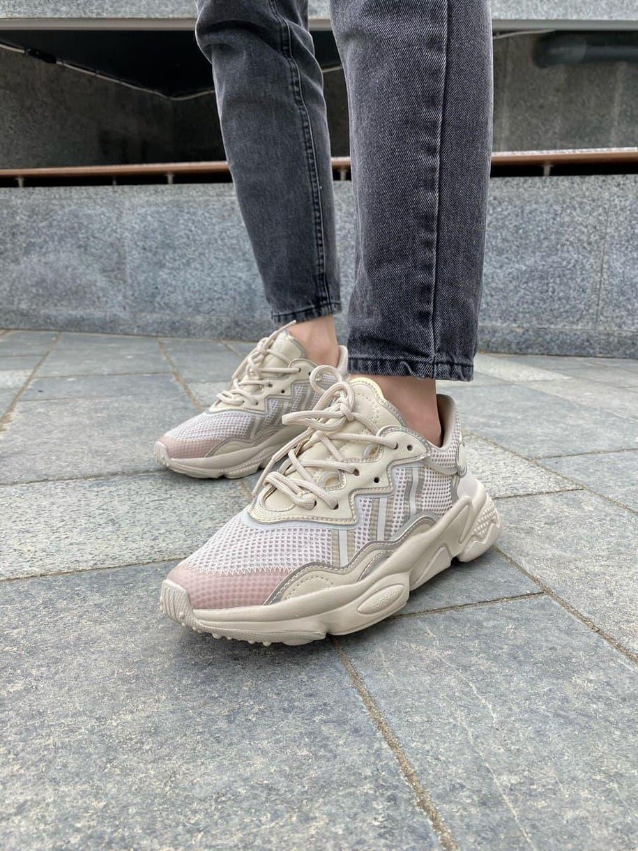 Кроссовки Adidas Ozweego Adiprene Pride Beige 6 2702 фото