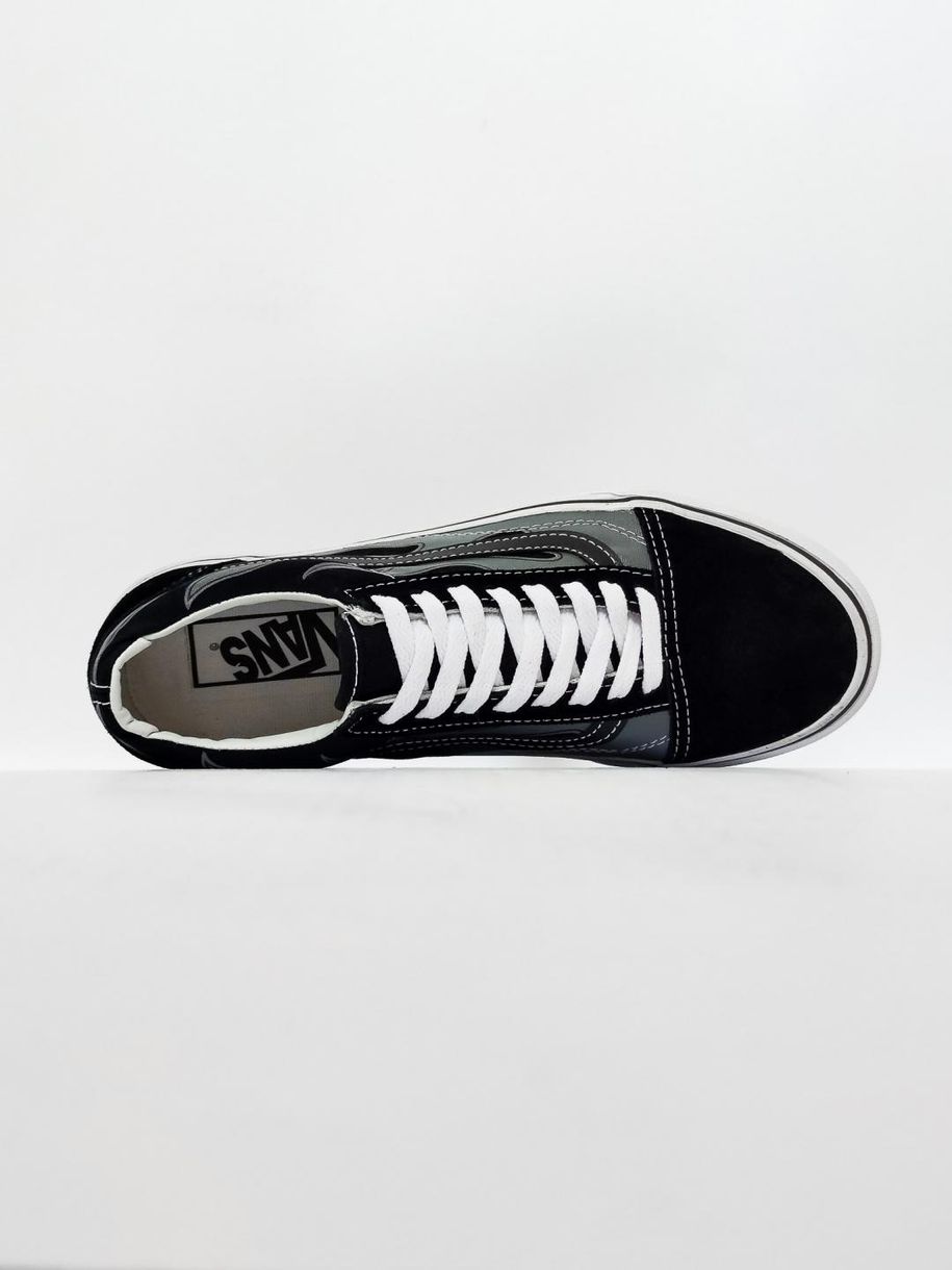 Кеды Vans Old Skool flame Black 10173 фото